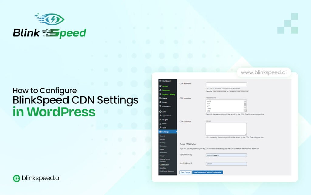 How to Configure BlinkSpeed CDN Settings for WordPress Guide - BlinkSpeed AI